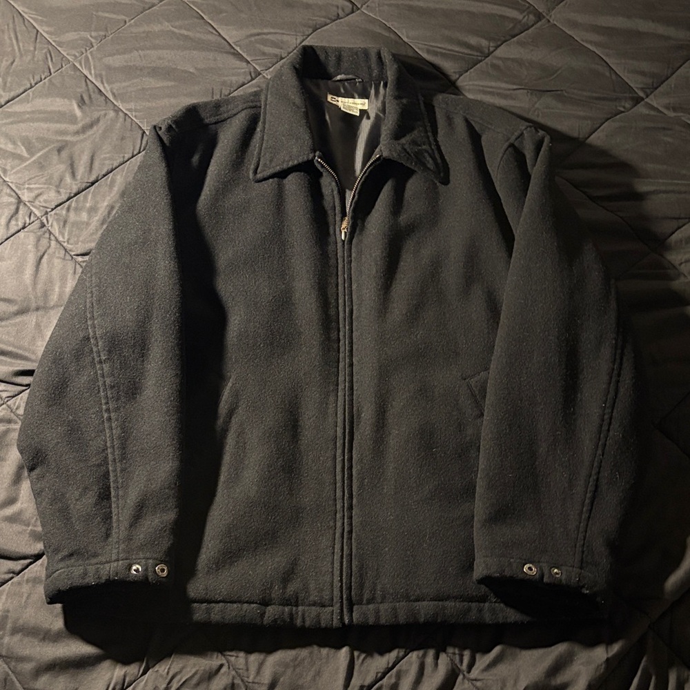 Men's Zip-Up Wool Jacket